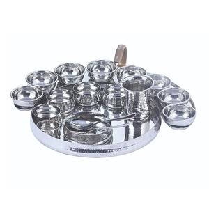 Juego Thali de 18 piezas de alta calidad, perfecto para comidas familiares, bodas, fiestas y entusiastas de la cocina india para la exportación - Product Image 2