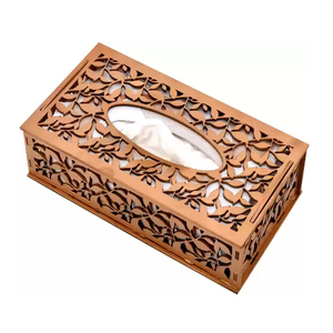 ที่ใส่กระดาษเช็ดปากไม้ธรรมชาติ 100% และกล่องกระดาษทิชชูไม้กล่องกระดาษทิชชูสําหรับห้องเด็ก - Product Image 5