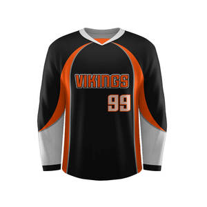 OEM ODM personalizado Hockey sobre hielo Jersey hombres equipo desgaste sublimado secado rápido tela duradero profesional deportes uniforme - Product Image 1