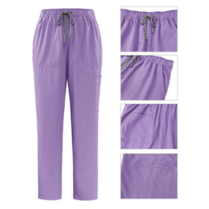 Ensembles d'uniformes d'allaitement pour femmes hommes ensemble de gommages uniformes d'infirmière pour hôpital médecin haut et pantalon avec plusieurs poches - Product Image 4