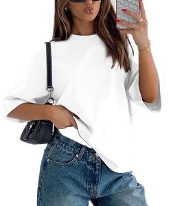 Top corto ajustado para mujer, camisetas transpirables para gimnasio, algodón acanalado, manga larga, cuello redondo ajustado, venta al por mayor, camiseta personalizable para bebé, Invierno - Product Image 3