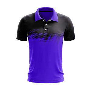 Half Sleeve New Custom Sublimation Printed <b>Summer</b> Casual Sports Pickleball Polo <b>Shirts</b> OEM - Product Image 1