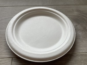 Assiettes à papier écologiques acceptables du feu vif catégorie comestible bioposable 6 "assiette à papier - Product Image 2