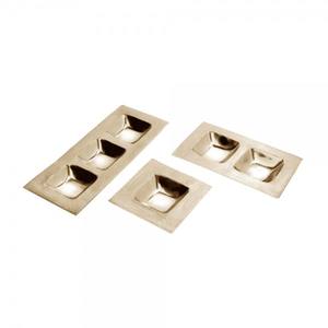 Plateau de service de Snacks et Souse avec centre de Table en aluminium nickelé à plusieurs compartiments plateau de service en aluminium - Product Image 2