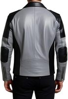 Blazer classique personnalisé élégant pour hommes veste en cuir d'agneau véritable avec fermeture éclair coupe ajustée manteau noir de haute qualité imperméable et respirant