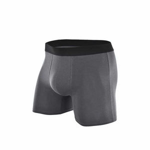 Calzoncillos bóxer de tiro medio para hombre, ropa interior ecológica de algodón con cintura elástica, Impresión de logotipo personalizado, suministro de ropa al por mayor OEM - Product Image 1