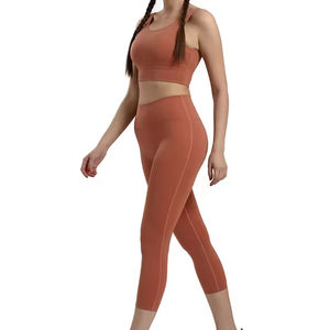 ชุดออกกำลังกาย2ชิ้นสำหรับผู้หญิงชุดเล่นโยคะฟิตเนส2ชิ้นโลโก้ตามสั่งของ2025 - Product Image 5