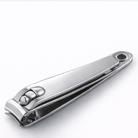 Coupe-ongles en acier inoxydable de haute qualité, lame courbée, pointe acérée, résistant à la rouille, design portable pour usage des doigts, style simple pour adultes