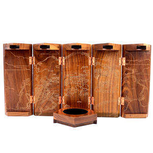 Caja de madera Pentágono Venta caliente Regalos y manualidades Cajas de madera Letreros de pared Hecho EN LA India - Product Image 6