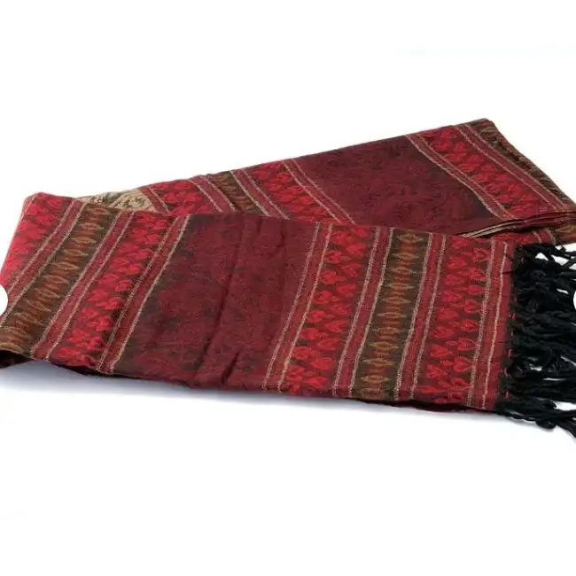 Venta caliente chales y bufandas de lana hechas a mano indias para mujeres y hombres, chales tejidos a mano chales bordados de gran tamaño de Cachemira