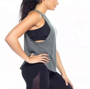 Débardeur court sans manches pour femmes avec col carré couleur unie décontracté Design de base 8 options de couleur gilet court d'été - Product Image 1