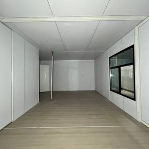 Cadre blanc personnalisé de 40 pieds en blanc ange Deux chambres à <span class=keywords><strong>coucher</strong></span> Trois salles de bain <span class=keywords><strong>et</strong></span> <span class=keywords><strong>dressing</strong></span> Maison extensible à toit plat - Product Image 4