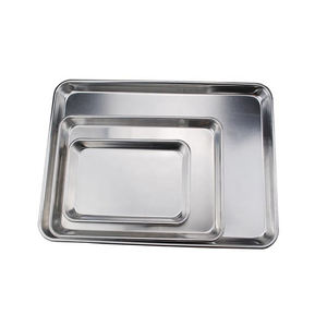 ถาดเครื่องมือทันตกรรมถาดฆ่าเชื้อก้นแบนสำหรับใช้ในการผ่าตัดทำจากสแตนเลสถาดเครื่องมือทันตกรรมที่ผ่านการรับรอง CE - Product Image 5