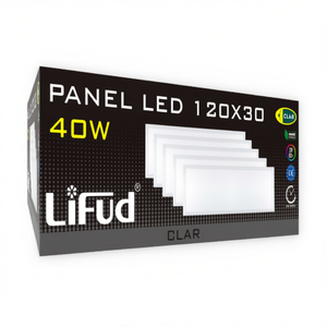Panneau lumineux commercial LIFUD Driver 40W 120x30, panneaux LED encastrés - Product Image 2