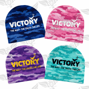 Bonnets en tricot camouflage à impression numérique en gros pour hommes et femmes, bonnet d'hiver imprimé intégral, sublimation camouflage, bonnet personnalisé - Product Image 2