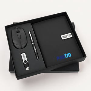 Set de Regalo Ejecutivo 4 en 1: Bolígrafo, Ratón, Memoria USB y Agenda para Oficina o Hogar, con Diseño Elegante y Promocional - Product Image 2
