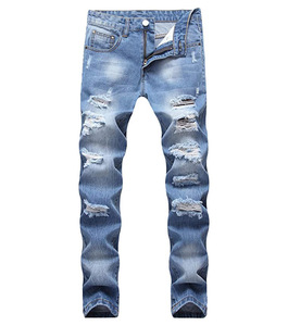 กางเกงยีนส์ผ้าแคนวาสแบบสกินนี่สำหรับนักขี่จักรยานผ้ายีนส์ทรงดินสอรัดรูปสีดำ - Product Image 1