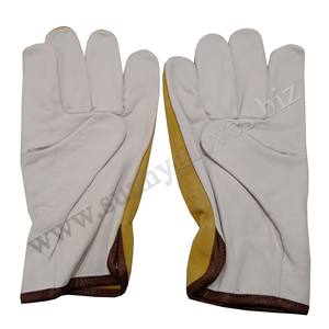 Prix d'usine Gants de sécurité au travail en cuir de vachette pour hommes Gants de sécurité pour la construction industrielle - Product Image 5