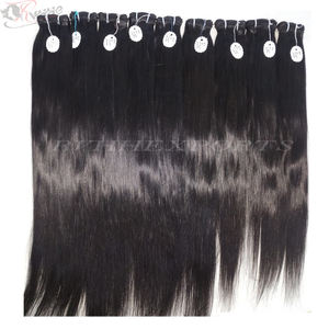Venta al por mayor 100% de cutículas alineadas virgen cabello humano hueso recto doble trama 10A paquetes de cabello virgen vendedores - Product Image 5