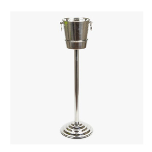Support argenté de refroidisseur de vin d'acier inoxydable sur le Offre Spéciale pour le restaurant de station - Product Image 2