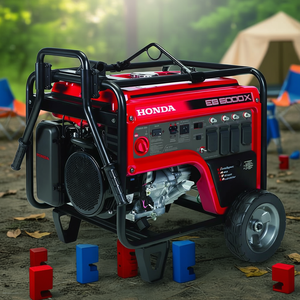 Générateur à gaz Honda EB5000XK3AN2 7000 Watts de puissance de crête avec système de détection de CO et cadre HD - Product Image 3