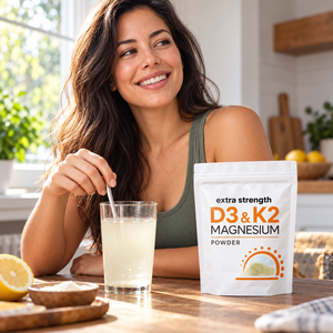 Polvo de Magnesio D3 K2 de Marca Privada OEM, Suplemento para la Salud de los Huesos de Máxima Potencia, Fórmula Personalizada, Logotipo Personalizado - Product Image 3