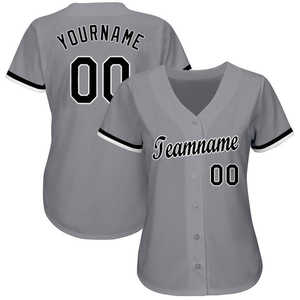 Vente en gros de maillot de baseball personnalisé en vrac tissu léger et respirant confort résistant à l'humidité à séchage rapide durable cousu - Product Image 4