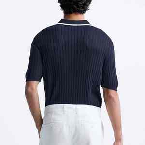 Nuevos polos, polos para hombre, uniforme de trabajo personalizado al por mayor con logotipo impreso, jersey de poliéster, camiseta Polo para hombre - Product Image 3