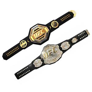 Cinturón de Campeonato Personalizado de UFC, Cinturones de Boxeo de Lucha Libre de Peso Pesado, Cinturones de Cuero de Zinc de 4MM para Adultos, UFC - Product Image 1