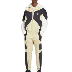 New Lightweight Windbreaker <b>Tracksuits</b> Set for Men Customizable 100% Polyester Jacket Thin Full <b>Tracksuit</b> Wholesale High Quality - Product Image 5