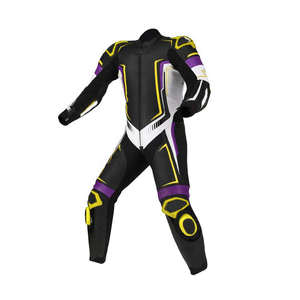 Traje de cuerpo completo para motocicleta, equipo de cuero para montar, comodidad avanzada, protección de seguridad, traje de corredor profesional, construcción duradera - Product Image 3