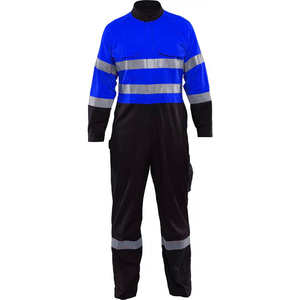 ชุดทำงานนิรภัยแบบสะท้อนแสงสำหรับงานอุตสาหกรรม กันน้ำ กันลม ระบายอากาศได้ดี ผลิตจากโพลีเอสเตอร์ ไซส์ใหญ่ เหมาะสำหรับงานกลางแจ้งและโรงงาน - Product Image 6