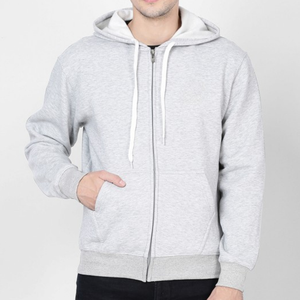 Sweat-shirt à capuche pour homme, style personnalisé, impression numérique, polaire perlé, fermeture éclair, 100% coton, imperméable, streetwear de luxe, en gros - Product Image 3
