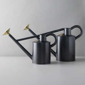 Durable Metal Watering Can Ergonomic Handle Long Narrow Spout Controlled Water Flow 8L Capacity Powder Coating-<b>for</b> Flowers Pots - Product Image 6