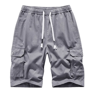 Nueva moda al por mayor Cargo verano Pantalones cortos Jogger Color sólido de corto Casual cómodo pantalones cortos al aire libre pantalones cortos para hombres - Product Image 6