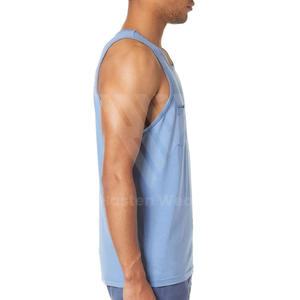 เสื้อกล้ามถักแบบลำลองสำหรับ100% ผ้าฝ้ายแห้งเร็วระบายอากาศได้ดี - Product Image 2