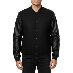 Veste décontractée pour homme, style streetwear, coupe classique, vestes de baseball, OEM personnalisé, veste en laine de qualité supérieure 2026 - Product Image 4
