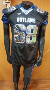 Uniforme de Fútbol Americano de Primera Calidad 2024, Personalizado con Impresión por Transferencia de Calor, Talla Grande, 100% Poliéster, Jersey, Pantalones y Calcetines - Product Image 6