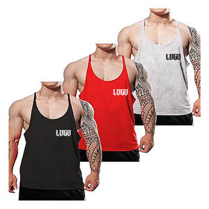 Men <b>Bodybuilding</b> Stringer Tank Tops Comfortable Gym Tank Tops For Fitness Durable Athletic Wear Ideal For Training Sessions - Product Image 2