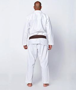 Professionnel de qualité supérieure plaine meilleure qualité matériau respirant Arts martiaux pratique couleur Jiu Jitsu uniforme Gi SI-JJG-017 - Product Image 4