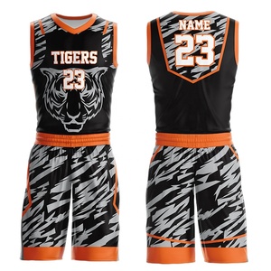 High Quality Breathable Plus <b>Size</b> <b>Basketball</b> Uniform with Custom Logo 100% Polyester Fabric Comfortable Design - Product Image 6