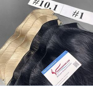 PRODUIT DE LUXE: Extension de cheveux humains de trame de cheveux noués à la main, droits naturels, de haute qualité, de différentes couleurs, prêts à être expédiés - Product Image 6