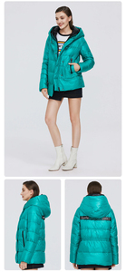 2025 chaqueta de invierno para mujer, parka con capucha, abrigo para mujer, prendas de vestir cálidas con cremallera, chaqueta acolchada gruesa de moda femenina, nuevo 072 - Product Image 2