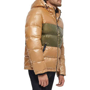 Vente en gros col montant personnalisé pour hommes hiver imperméable matelassé extérieur doudoudoune pour hommes veste rembourrée à bulles - Product Image 2