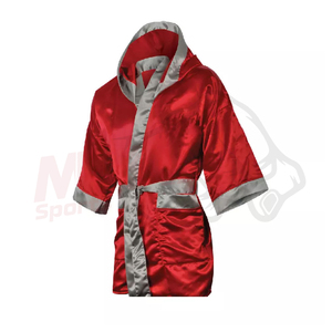 Bata de Boxeo Personalizada 2025, Ecológica, Transpirable, con Capucha, para Hombre y Mujer, Personalización Completa, MUKKA SPORTS, Muay Thai - Product Image 3
