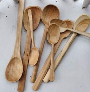 Cuchara de Madera Versátil, Perfecta para Hornear, Cocinar, Remover, Servir y Mezclar Diversos Ingredientes - Product Image 6