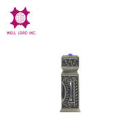 Minyak Parfum Muslim Timur Tengah Dubai Well Lord WL20106 2 ML Botol Kaca Perunggu Cetak Sablon Gaya Arab Logo ODM/OEM