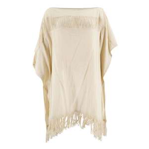 Vestido Poncho Largo y Relajado con Diseño Suave y Fluido, Perfecto para Usar en Capas, Viajar y con un Estilo Cómodo para el Día a Día, de la India - Product Image 1