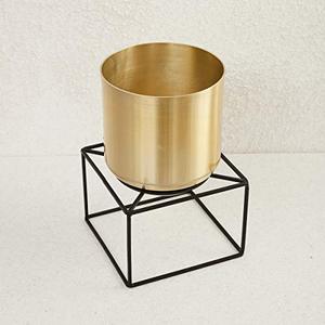 Jardinière moderne en métal de forme ronde de qualité supérieure faite à la main en gros jardinière de jardin jardinière galvanisée - Product Image 2