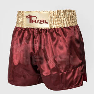 Servicio OEM MOQ bajo Muay Thai Shorts Satén de alta calidad/Poliéster Ligero Transpirable Hombres Adultos - Product Image 2